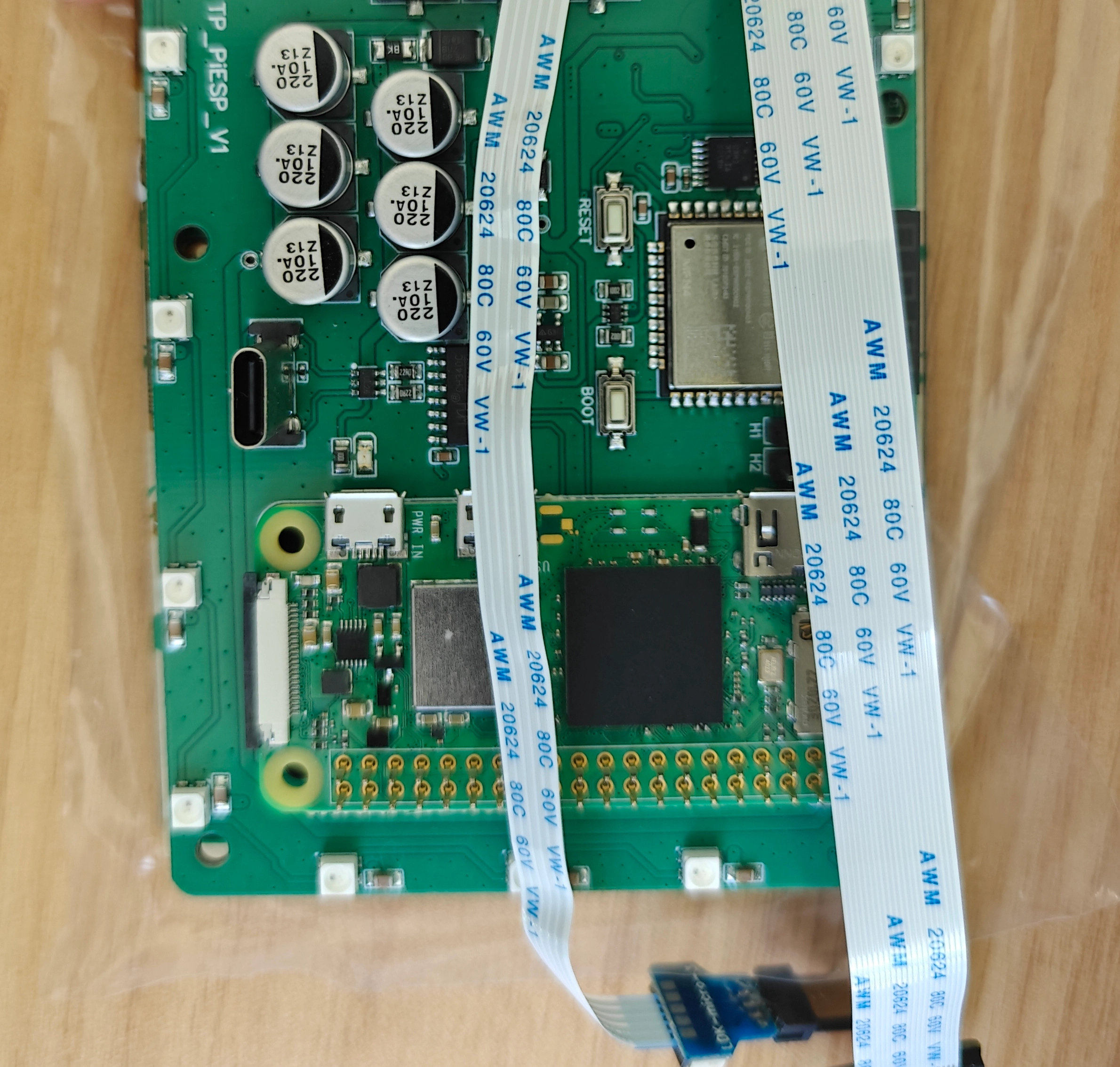 Client PCB under functional testing